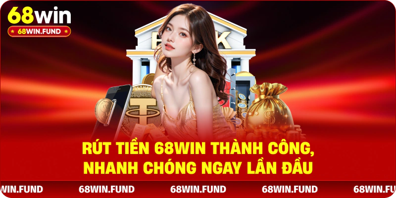 Rút Tiền 68WIN Thành Công, Nhanh Chóng Ngay Lần Đầu